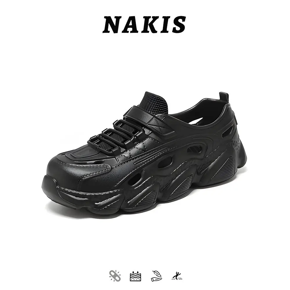Sepatu Sendal Pria Wanita Sepatu Kasual Luar Ruangan Dalam Ruangan Sepatu Karet EVA Elastis Empuk Antislip dan