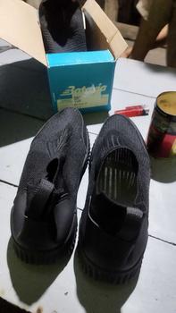 Product Review of [Produk Lokal] Sepatu Rajut Pria Sneakers B33 B34 from i**m 0