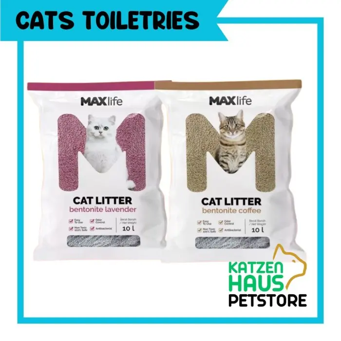 MAX LIFE Cat Litter Pasir Kucing Bentonite 5L 0