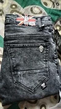 Product Review of Celana jeans denim pria motif sobek straigh slim ripped Stretch Panjang Fit Slimfit Skinny from D**🌹 0
