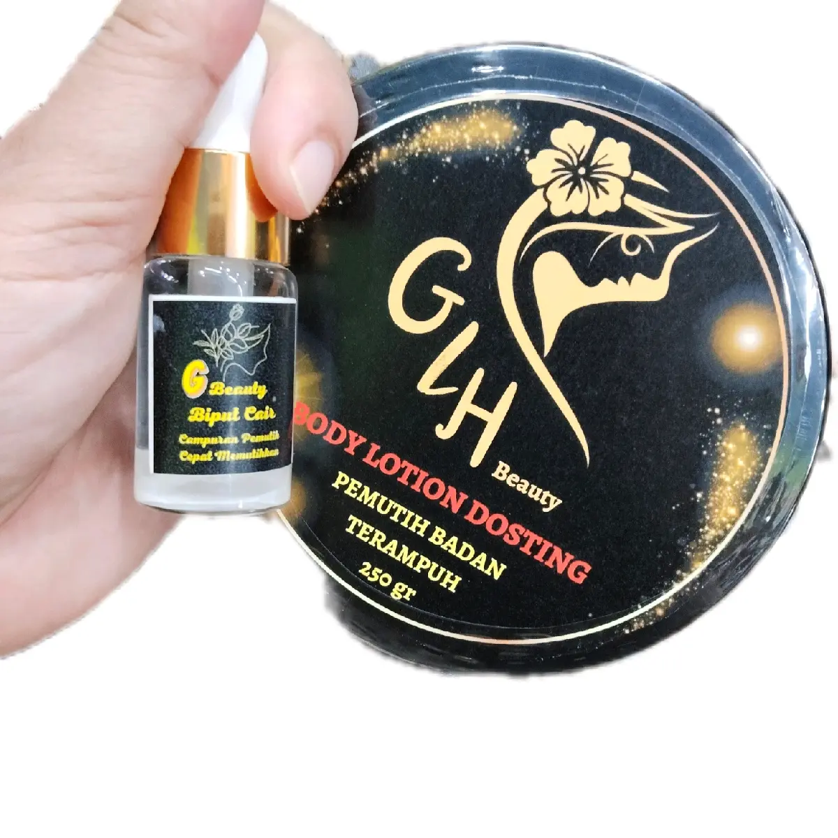 handbody 250 mli+ bibit pemutih