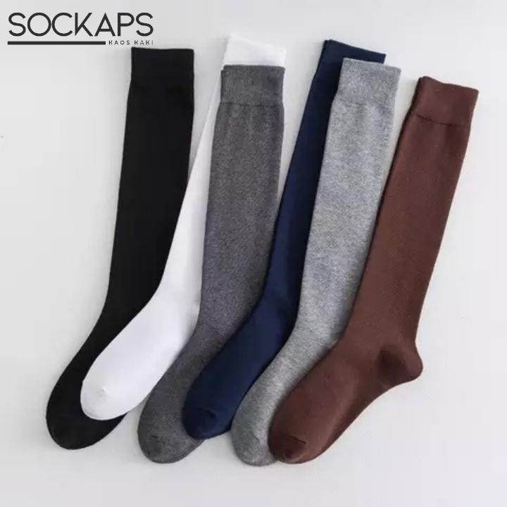 Product Introduction of Kaos Kaki Panjang Selutut Polos untuk Pria Unisex / Panjang Nyaman Long Sock 2