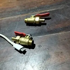 Quick Coupler Sambungan Selang Set Kran 1/4 Inch Air Cock Kran Hato dan Coupler 20 SF 1Set Untuk Kompresor Angin