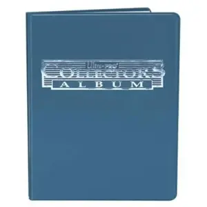 Ultra Pro 9-Pocket Blue Collectors Portfolio Card Album
