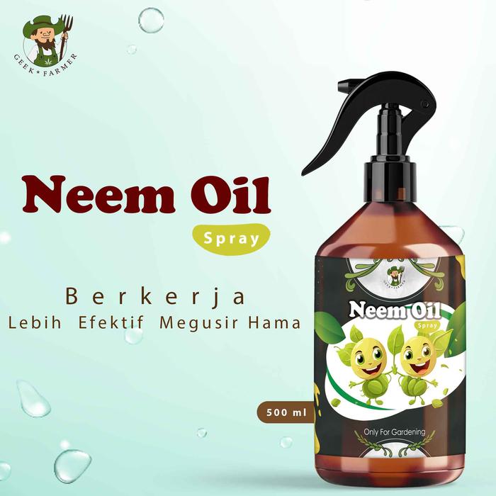 Gambar Geek Farmer - Neem Oil Spray 500ml – Pestisida Organik Nabati Anti Hama Tanaman dari Geek Farmer Kota Depok Tokopedia