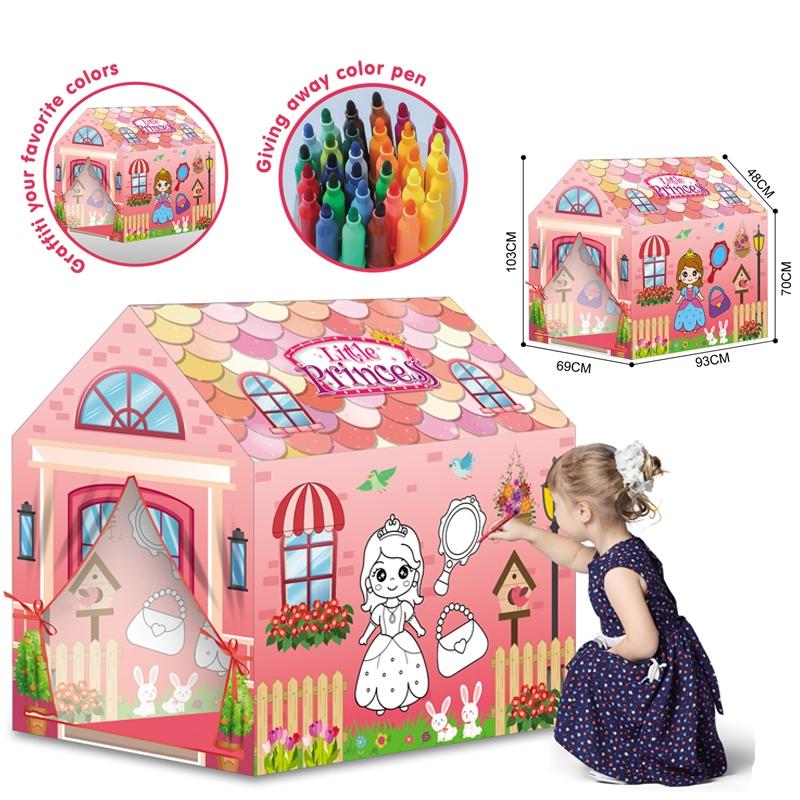 Lucca Tenda Anak Perempuan Tent Princess Anak Tenda Castle jumbo Playhouse Anak Lucca Tenda Anak Perempuan Tent Princess Anak Tenda Castle jumbo Playhouse Anak