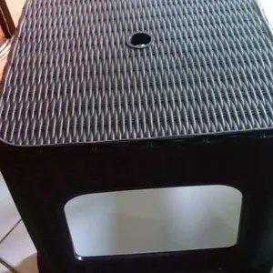 PROMO Kursi Rotan Tanggung dengan Kaki Dingklik Plastik Lantai - Chairs, Furniture