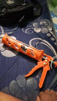 Product Review of J.LD TOOL Dripless Caulking Gun 15:1 Rasio Dorong  Alat Tembakan Lem Silicone PVC lemtembak  mini lem.  tembak atap from S**i 2