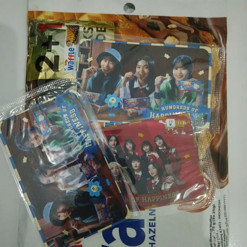 Tango Waffle JKT48 Berhadiah PC Member JKT48 Terbaru isi 3 pcs Waffle 3