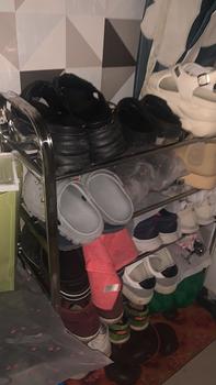 Product Review of Rak Sepatu Susun Stainless Steel Tempat Sandal Alas Kaki Rak Susun Bahan Kuat Multifungsi Portable from N**5 0