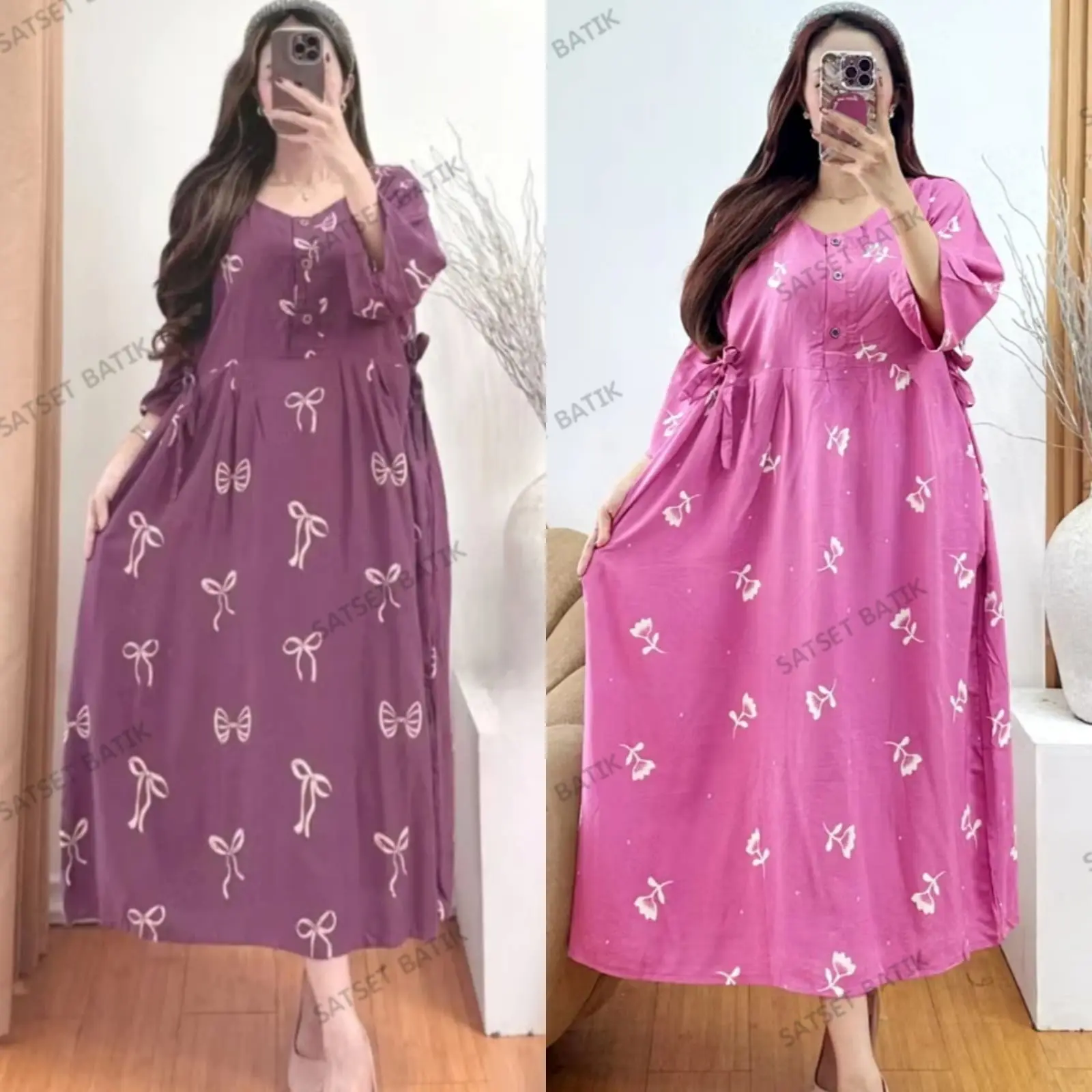 Pita lavender - Mawar pink