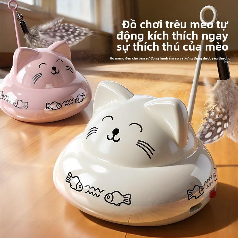 Đồ chơi thú cưng thông minh chạy điện, lồng săn mồi cho mèo để tự giải trí và…