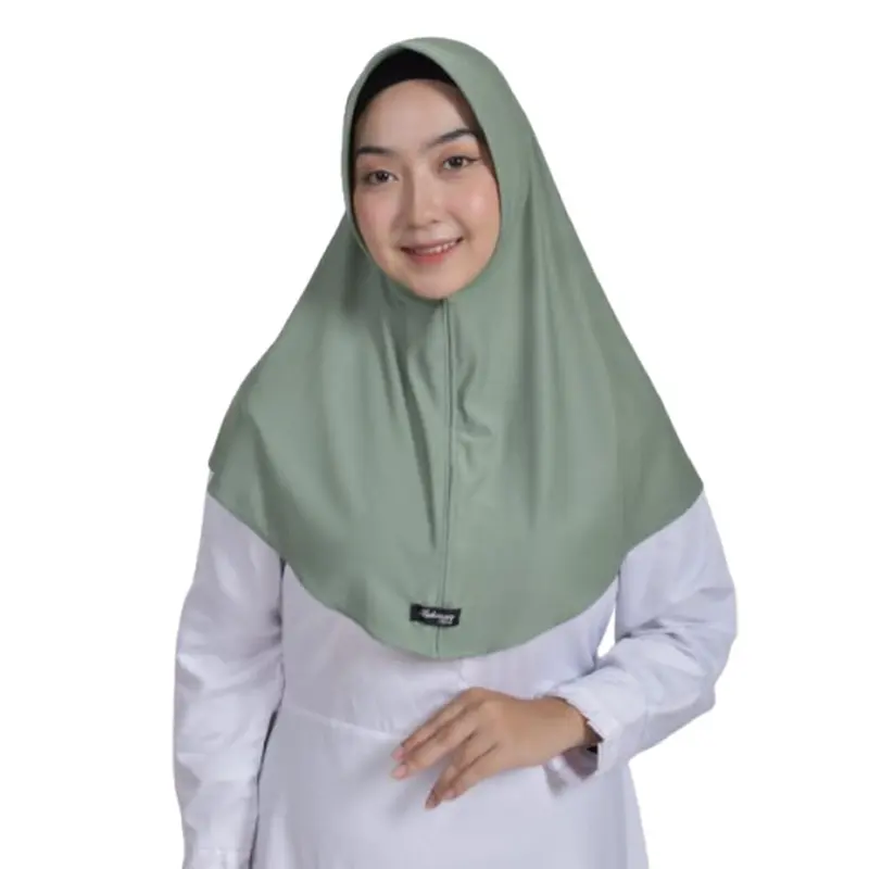 Hijab Instan Hamidah Premium Jersey untuk Wanita Muslim - Ukuran S, M, L - Nyaman Lembut Kerudung Panjang 6