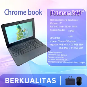[Pre-owned]Laptop Lenovo Thinkpad DELL hp Chromebook Murah AMD Celeron Core i5/i7 RAM 8/16GB SSD Murah Peningkatan Baru Laptop,Touch screen, Mulus,ORIGINAL BERGARANSI Laptop Second bekas IPS|US Keybroad|backlight Laptop bekas