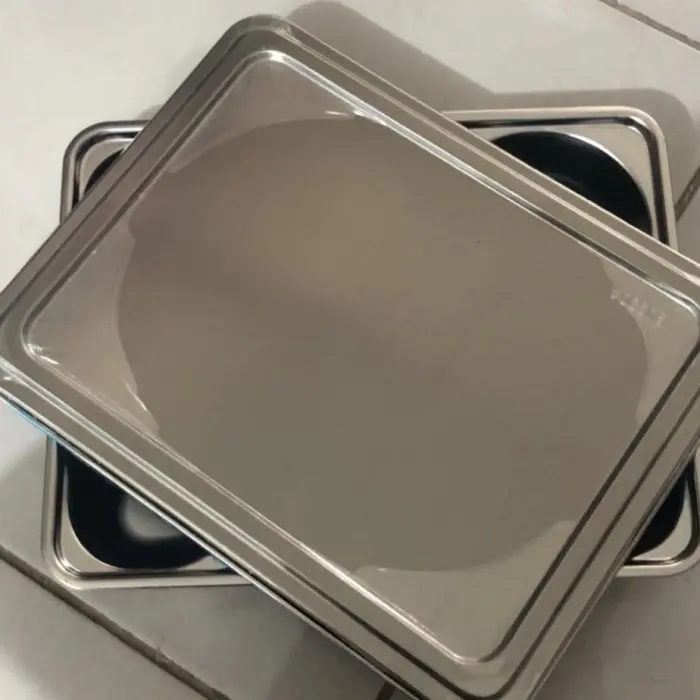 M✪Vq Piring Makan 5 Sekat Sus 304 Anti Karat Stainless Steel Food Tray M✉U1 1