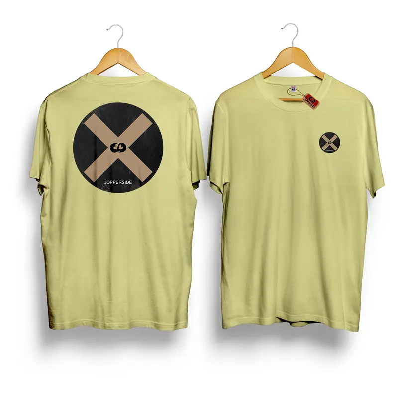 Jopperside kaos pria katun combed original distro premium ts436DB circle x 4