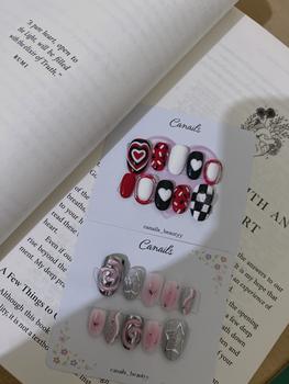 Product Review of Kuku Palsu Cat Eye | Press On Nails | Custom Fake Nails | Hand Made | Nail Art Murah from n**w 1