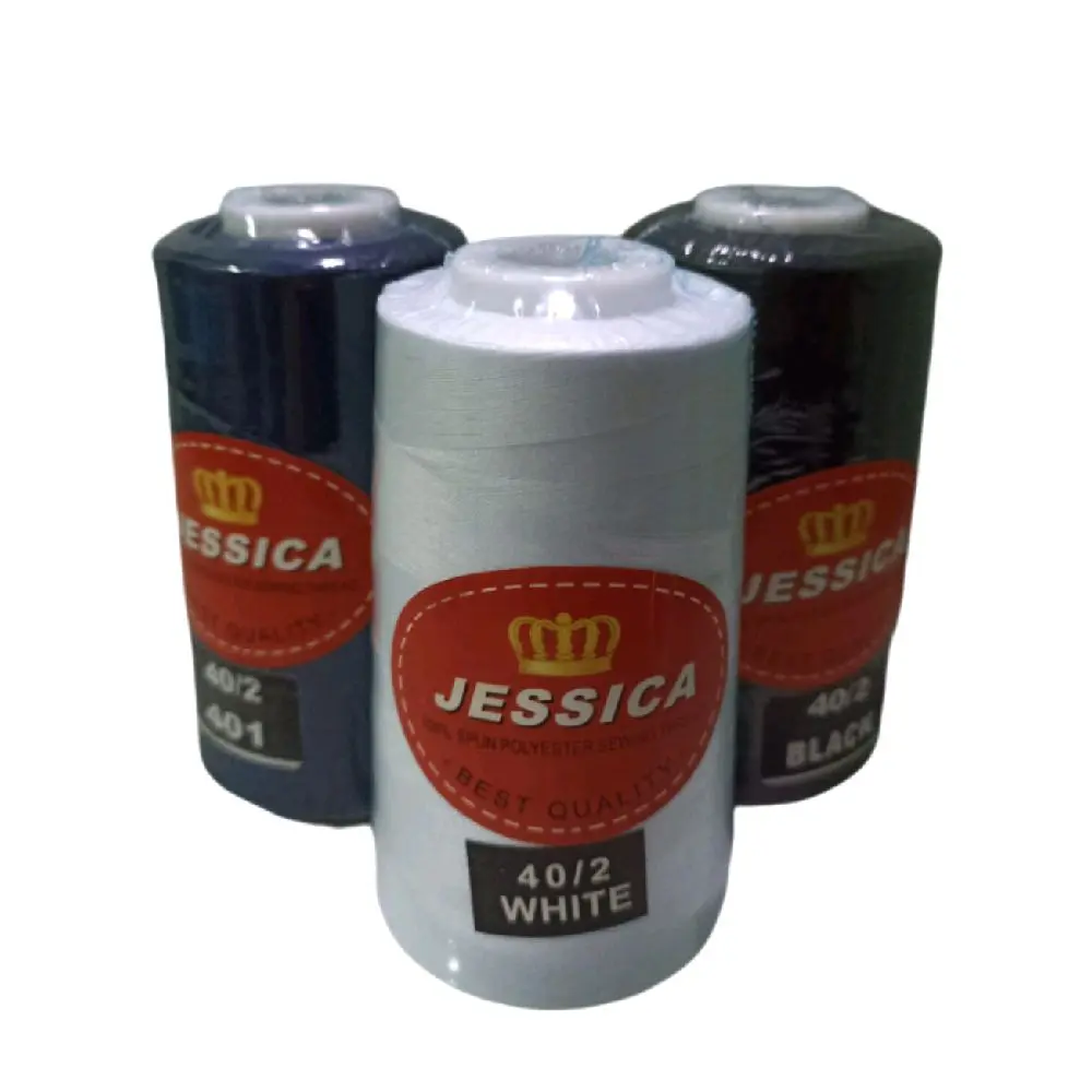 Benang Jahit Polyester { PER PCS } Besar Benang Jahit Benang Spun 1 Rol Besar Isi 5000 Yard Best Quality Jessica