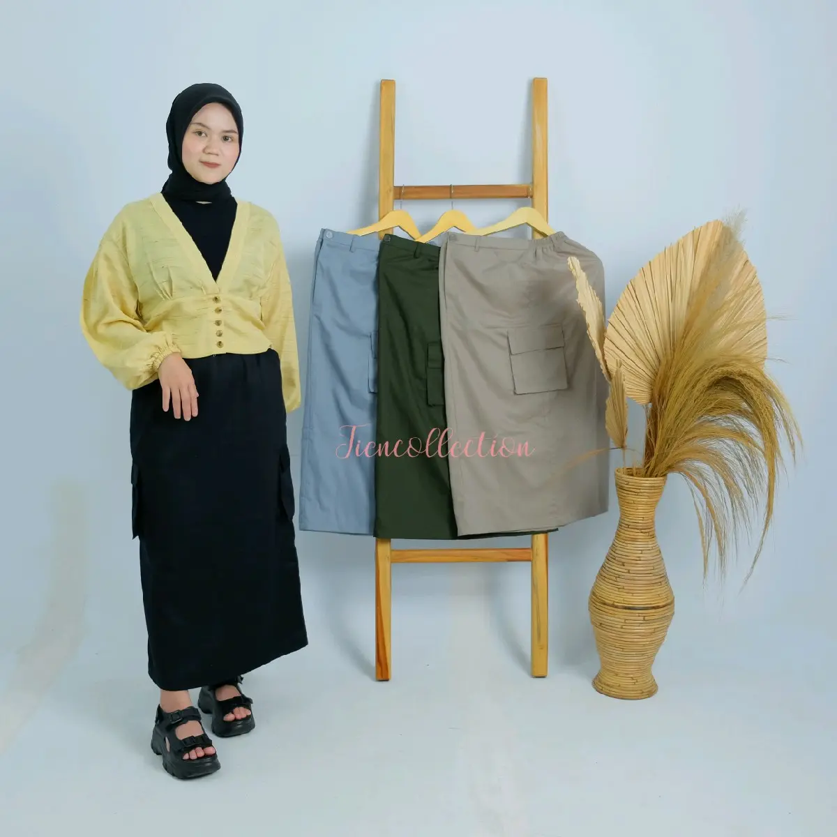 rok cargo, rekomendasi rok, rekomendasi outfit, fashion wanita, rok aesthetic,