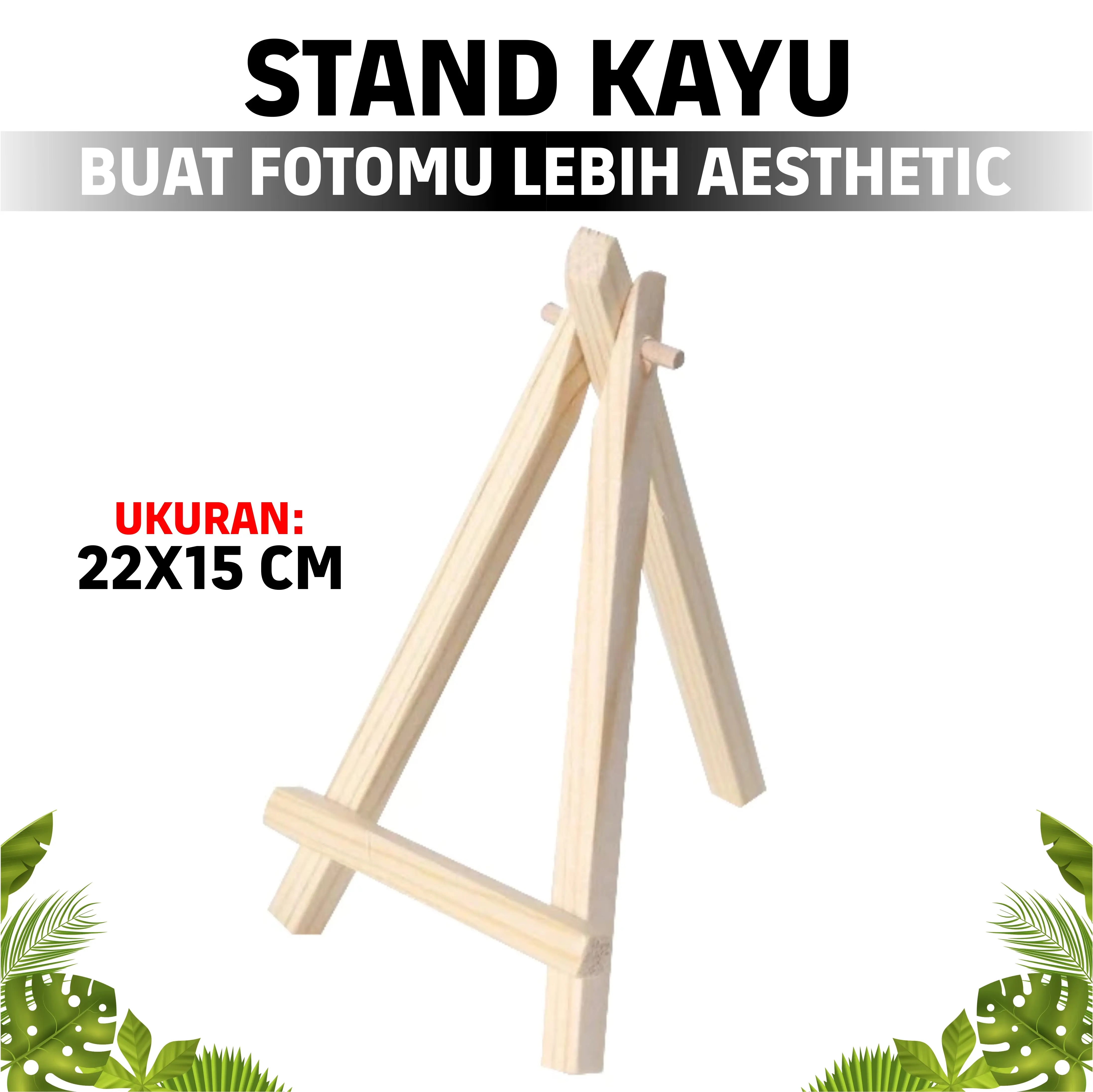 EASEL / STAND TRIPOD ( KAKI 3 ) UNTUK SANDARAN FOTO,KANVAS,LUKISAN,DAN HIASAN LAINYA