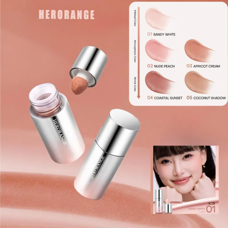Blush diffused liquid blush Korean style natural complexion-enhancing low-saturation matte multi-use blush liquid