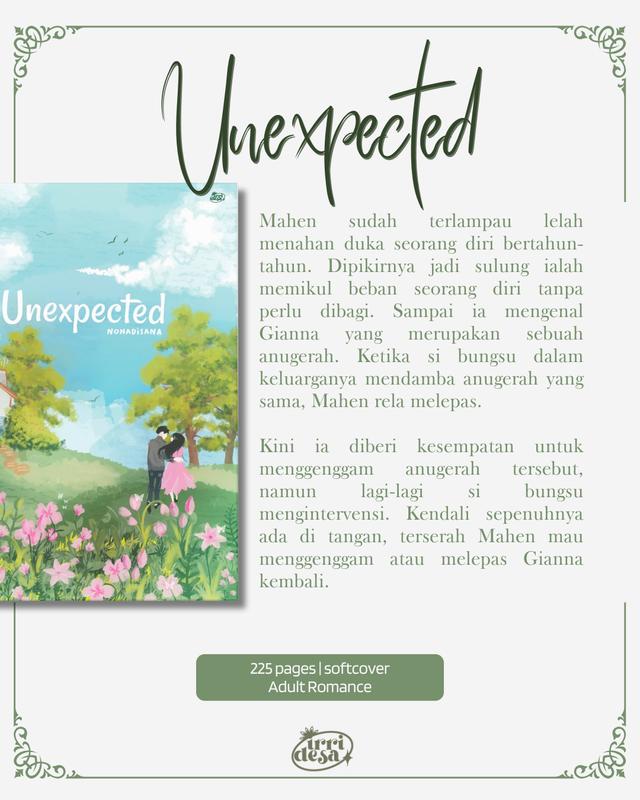 UNEXPECTED BY NONADISANA - NOVEL IRRIDESA 1