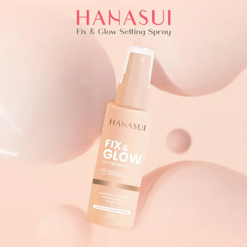 Hanasui Fix and Glow Setting Spray 60ml 1