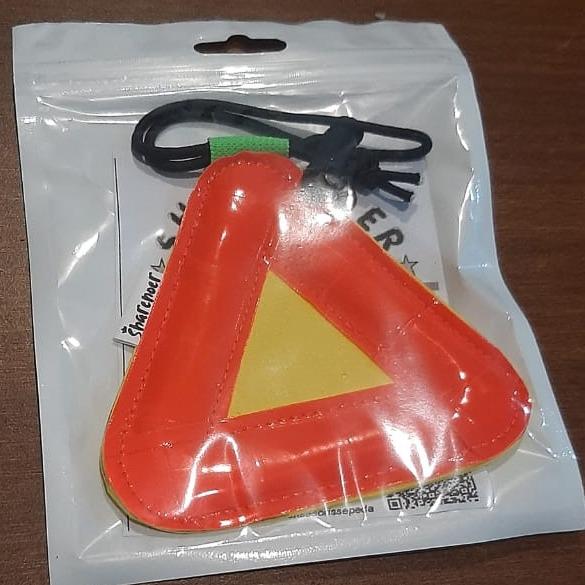 Sharenoer biketag triangle reflector Timbul 10 cm Sepeda 5