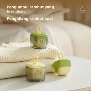 Penghilang serat yang dapat dicuci untuk pakaian penghilang debu dan serat yang kuat penghilang serat persegi portabel baru mini rumah portabel