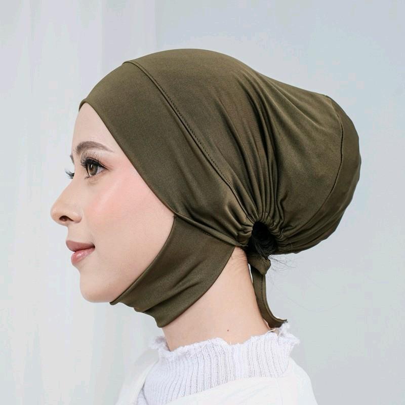 Paket Usaha Inner Dagu Tali Basic Turki - 10 Pcs 49 rb Ciput Arab - Instan, Jilbab, Dalaman, Kerudung 1