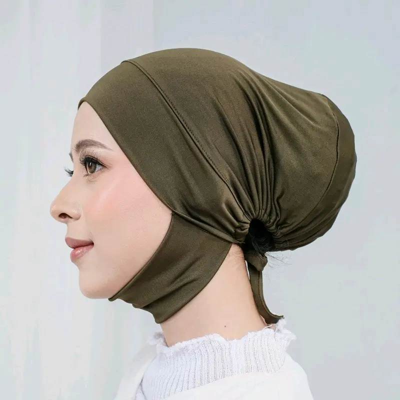 Paket Usaha Inner Dagu Tali Basic Turki - 10 Pcs 49 rb Ciput Arab - Instan, Jilbab, Dalaman, Kerudung 1