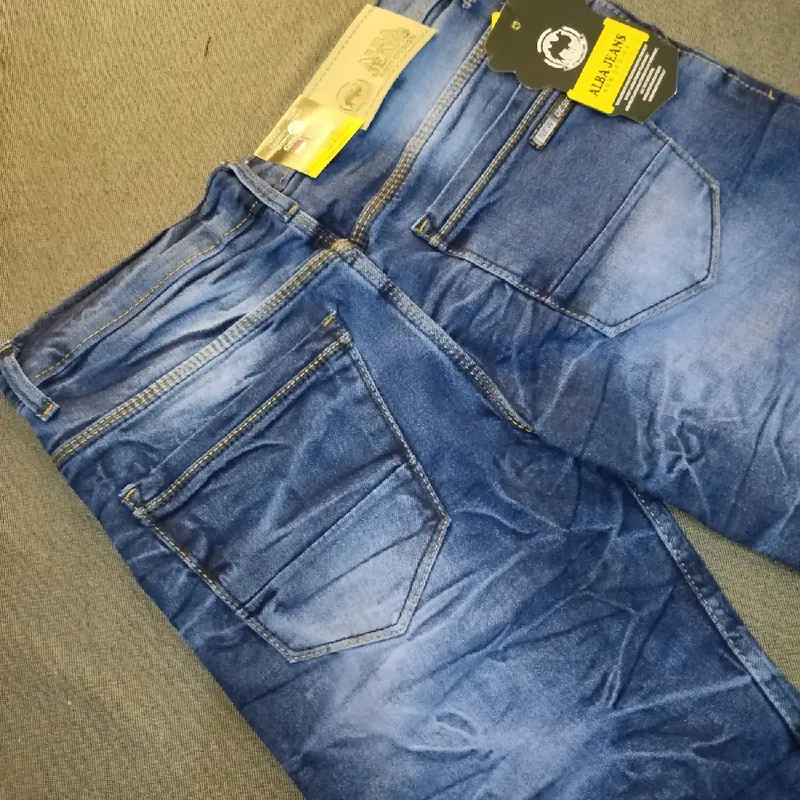 Celana jeans pendek motif pecah beling Pria Dewasa Denim celana Distro Cowok Melar 3
