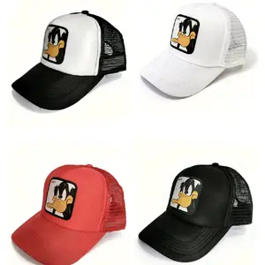 Topi Jaring Daffy Dewasa Uniseks dengan Desain Karakter Daffy Tersedia dalam Warna Putih Hitam dan Merah Outdoor Cocok untuk Aktivitas Luar Ruangan