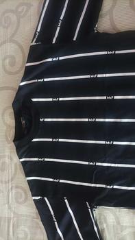 Product Review of T-shirt Oversize Mcf Stripe Vert Hitam from m**n 0