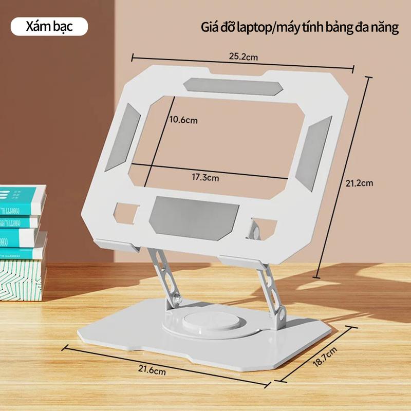 Hỗ trợ máy tính xách tay Hỗ trợ xoay 360 độ Máy tính xách tay tản nhiệt đứng