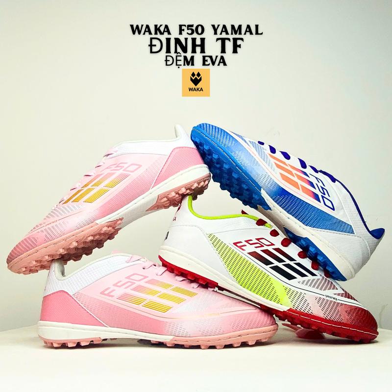 COMBO 2 QUÀ Giày đá bóng F50 đinh MG cho sân cỏ nhân tạo có thể chơi cả sân tự nhiên Giày bóng đá F50 YAMAL đinh TF lót đệm EVA chuyên sân nhân tạo khâu full đế Giày Thể Thao Đá Banh Sport Sneaker