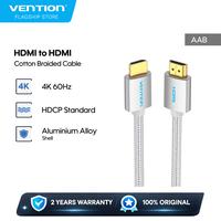 Gambar Vention Kabel HDMI UHD 4K 60hz Male to Male Cotton Braided 15M - AAB dari Vention Flagship Kota Administrasi Jakarta Utara 1 Tokopedia