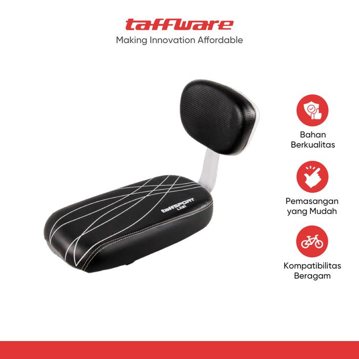 Gambar TaffSPORT Boncengan Belakang Sepeda Back Seat Bicycle Child Cushion - LX21 dari Taffware Official Store Kota Administrasi Jakarta Barat Tokopedia