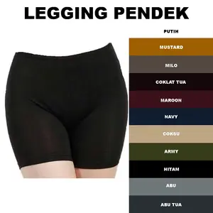 Legging Pendek Spandek Short Shorts Pants  Hotpants Standar Sampai Super Jumbo