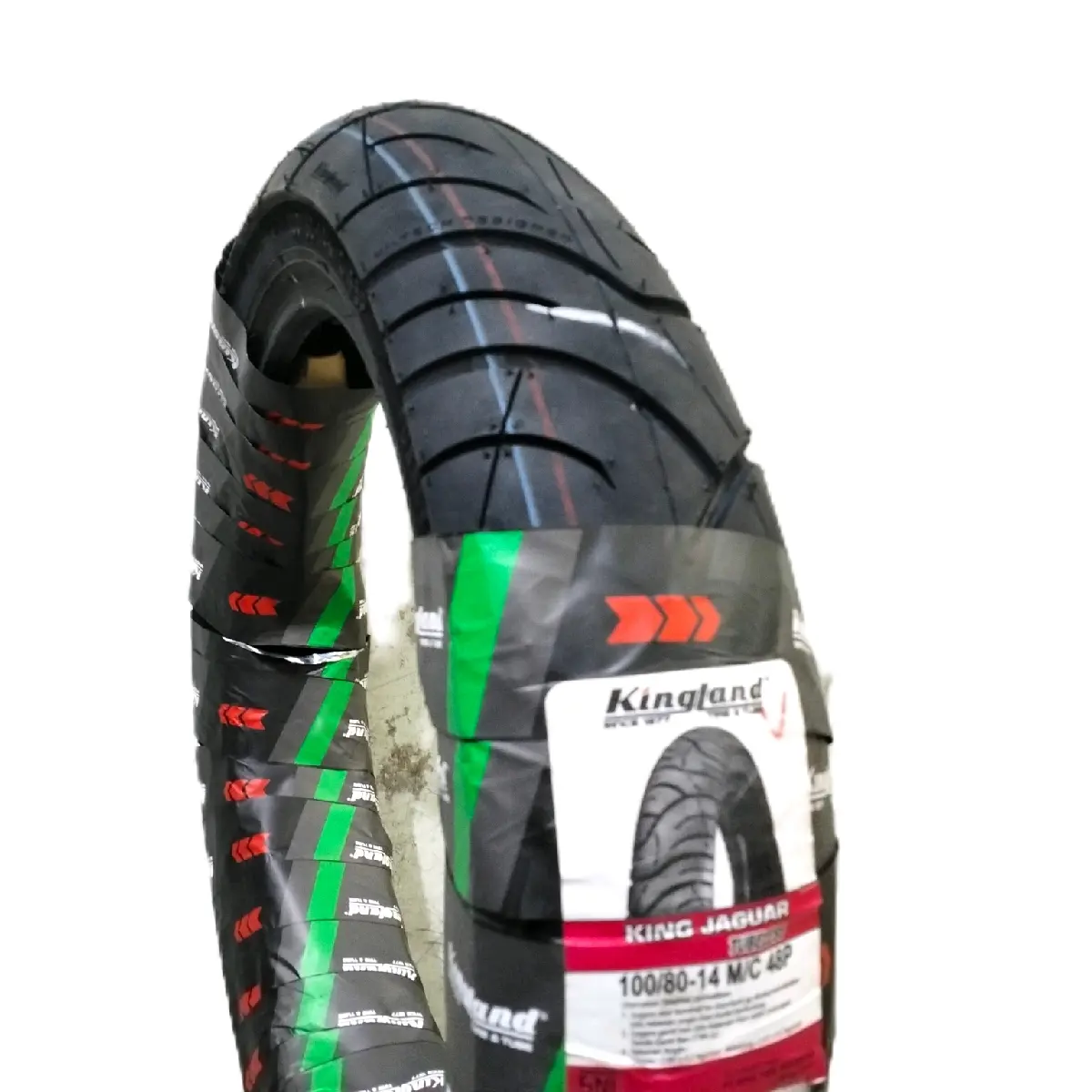 Ban tubeless 100/80 14  Kingland Jaguar#ban belakang vario150 100% original