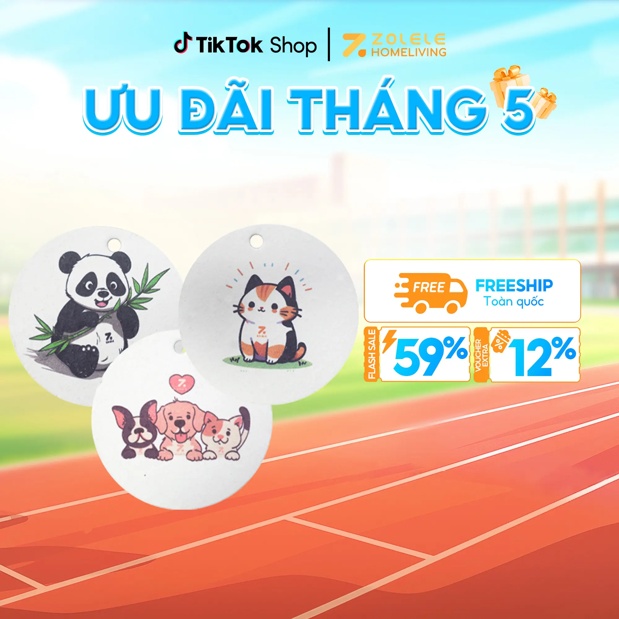 Miếng bọt biển rửa bát kháng khuẩn làm sạch, mút xốp nén họa tiết hoạt hình Zolele