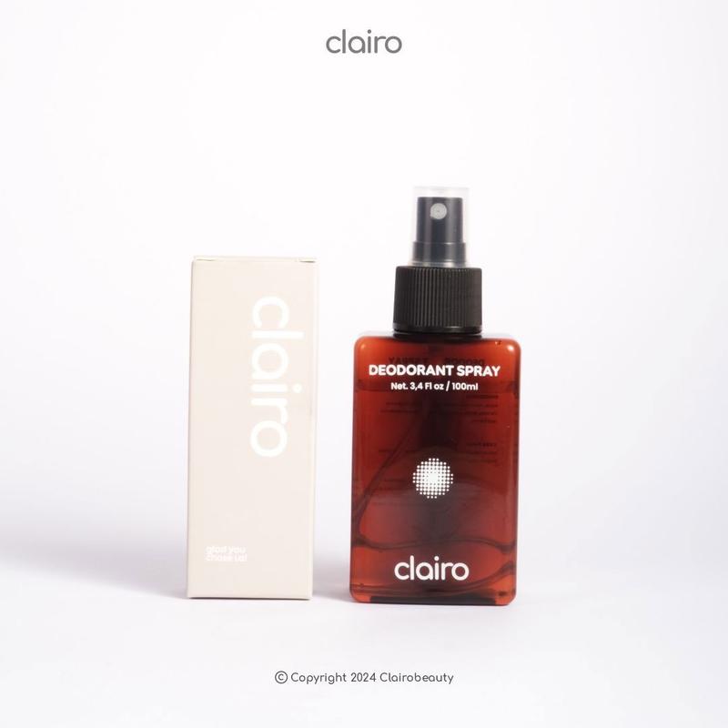 clairo - Natural Deodorant Spray Tawas Ruby Cake With Niacinamide & Centella Extract 100ml deodorant tawas 4