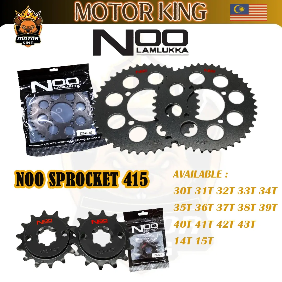 NOO LAMLUKKA 415 SPROCKET LC135(4HOLE) / RXZ DESIGN Motorcycle
