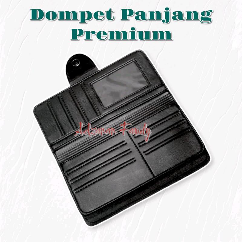 Dompet Panjang Pria Wanita Modern Murah Dompet Pria Panjang Terbaru Semi Kulit Dompet Kartu Cowok Dompet Laki-Laki Dompet Kulit Kualitas Premium Wallet Dompet 501 Dompet Kulit PU Banyak Slot Kartu Uang 2
