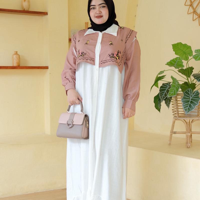 GAMIS JUMBO LD 130 LD 140 CM Wanita Muslim 5