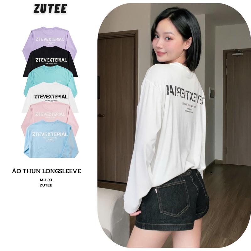 Áo Thun Tay Dài Longsleeve In Chữ Form Rộng Unisex Nam Nữ A83 TD