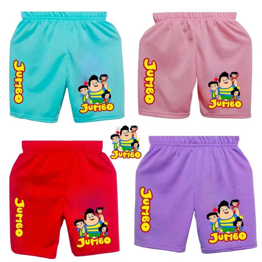 Celana Pendek Anak Perempuan-1-9 Tahun-Motif Jumbo Lucu Fashion Katun Bunda