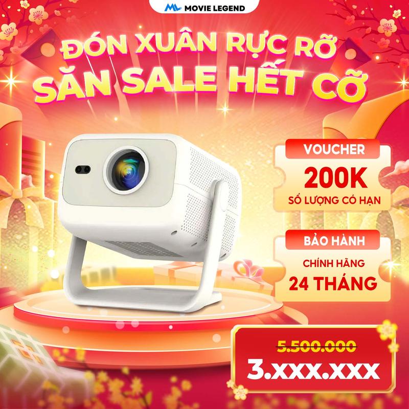    HN2    Sale Đầu Năm 1 1    Máy Chiếu Q10 Ultra Max Version 2 - Máy Chiếu Movie Legend Hỗ Trợ Full HD 