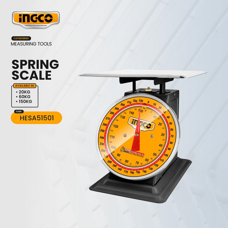 Ingco Spring Scale 20Kg / 60Kg / 150 Kg HESA3203 | HESA5601 - TikTok ...