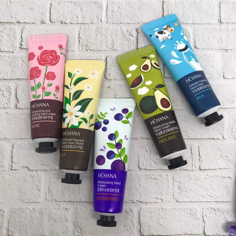 Paket Hemat 5 Pcs Moisturizing elastic Hand Cream Krim tangan harum Handcream Murah 4